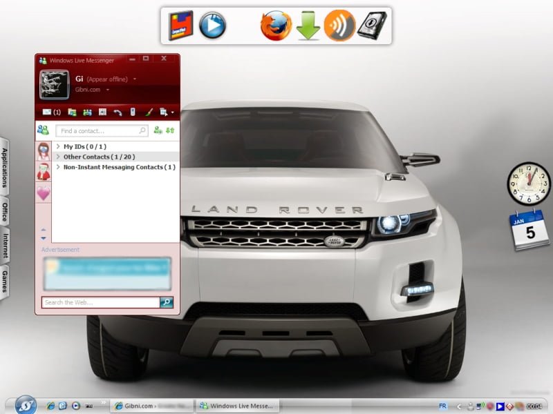 Windows Live Messenger Screen Shot